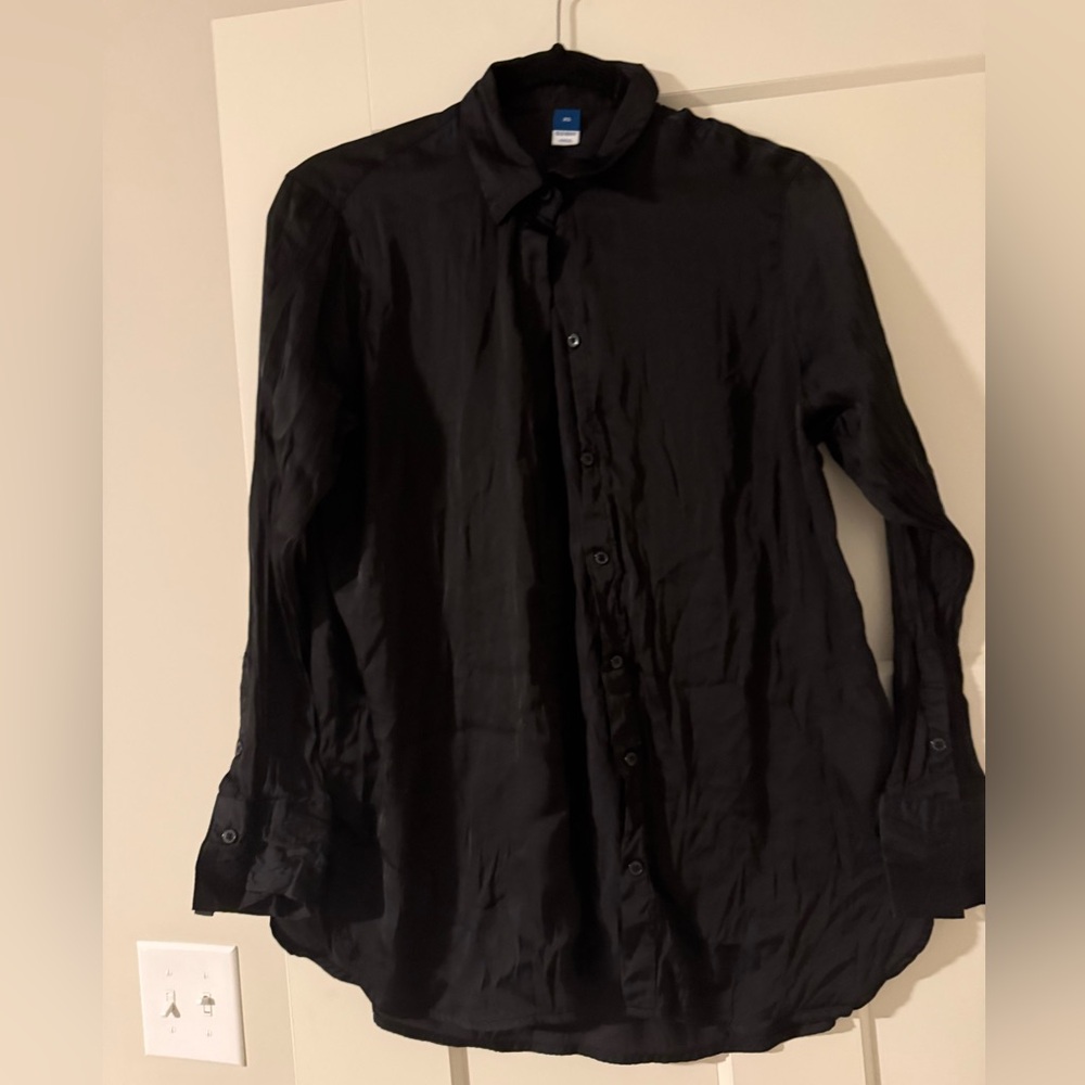 Old Navy Charcoal Button-Up Shirt